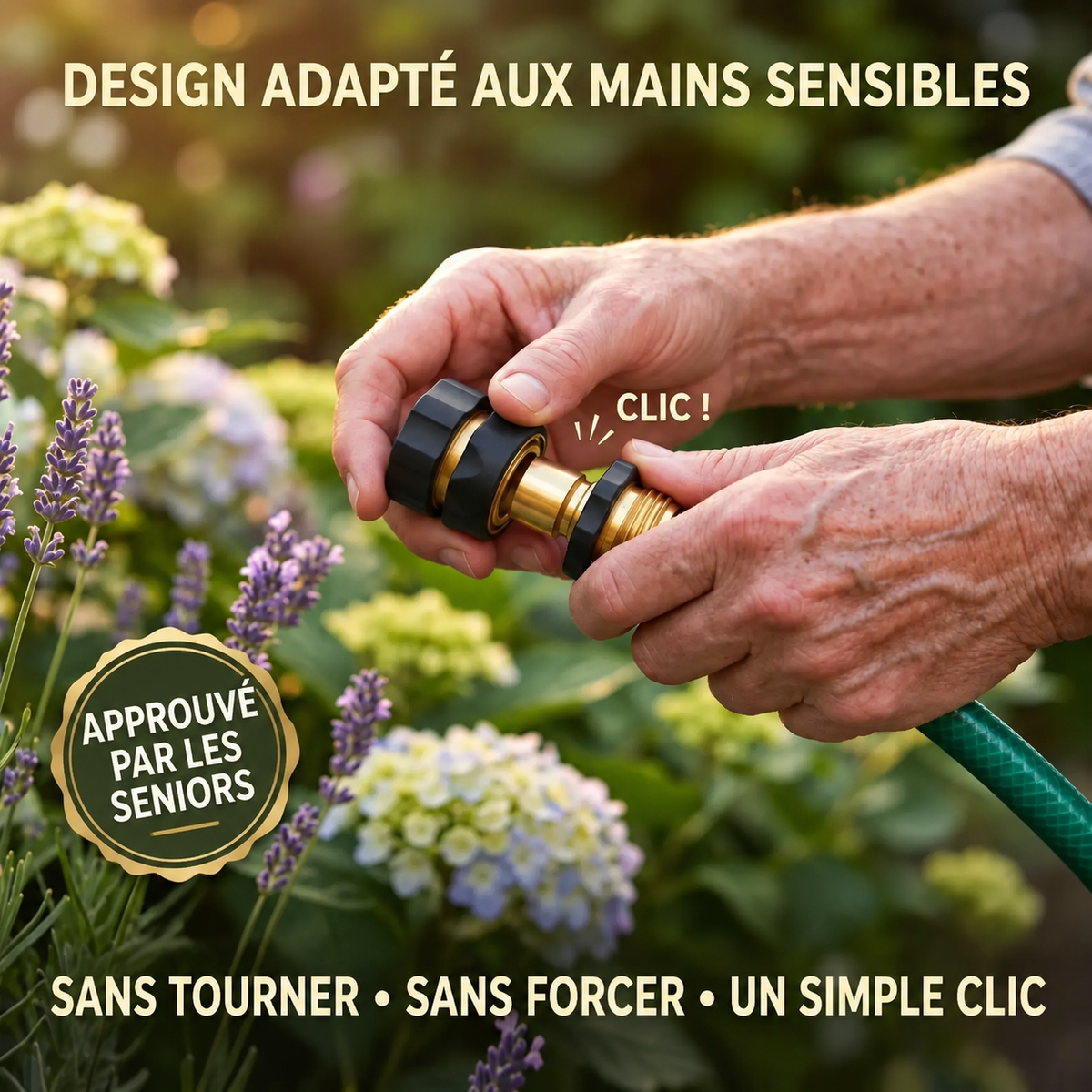 Raccord de tuyau d’arrosage Maison Novelia Quick Connect Pro