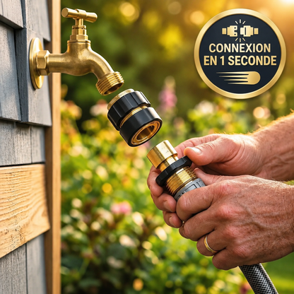 Raccord de tuyau d’arrosage Maison Novelia Quick Connect Pro
