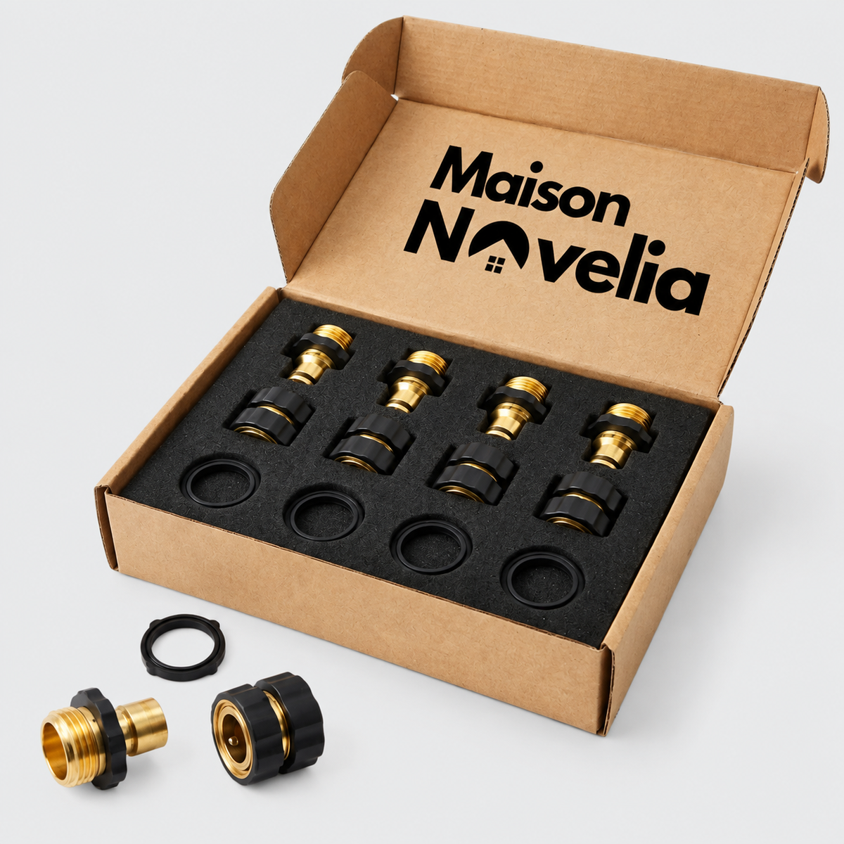 Raccord de tuyau d’arrosage Maison Novelia Quick Connect Pro